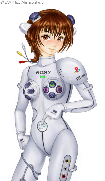 Playful PS-Tan: Console’s Sexy Bodysuit