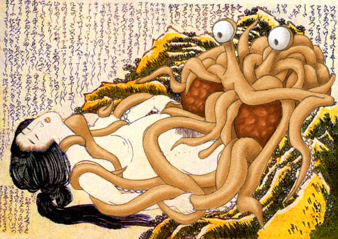 The Flying Spaghetti Monster: Tentacle Art with Shunga Goddess