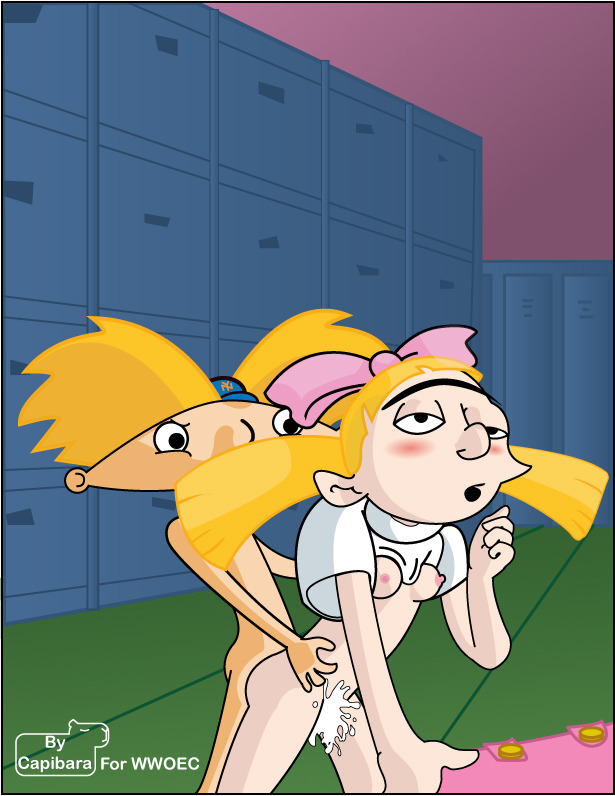 Arnold’s Blonde Capibara Helga Heat – Nipple Heaven on Nickelodeon!