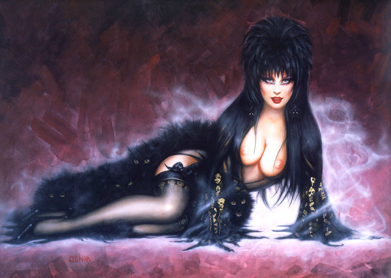 Elvira’s Nipple Play – The Artist’s Request