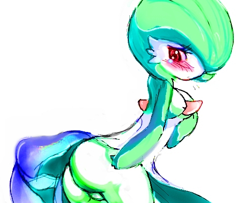 Gardevoir’s Green Hair: A Pokemon RSE Side View Solo Tagme Ass Blush