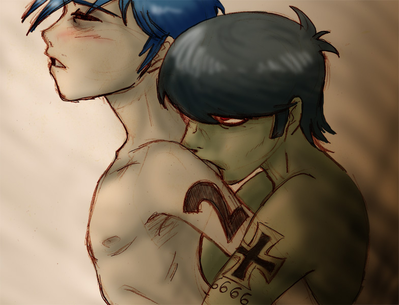 Gorillaboy Love – Double Penetration with Murdoc and Niccals