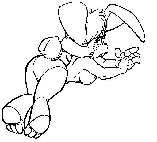 Barely Visible Bunnie – Sonic’s Cyborg Lover.