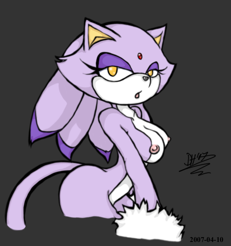 FURRY FELINE PASSION – BLAZE THE CAT SONIC HENTAI