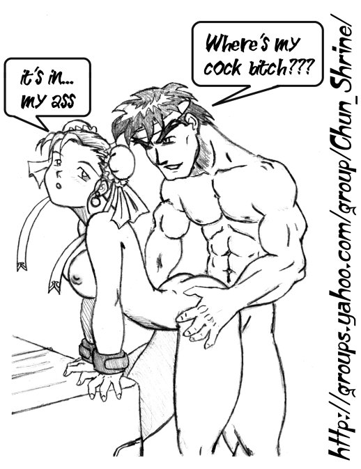 Monochrome Muscle Menage – Ryu and Chun-Li’s Hentai Romp