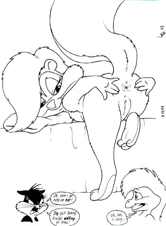 Furry Fifi La Fume: The Looney Tunes Cat Turns into a Skunk