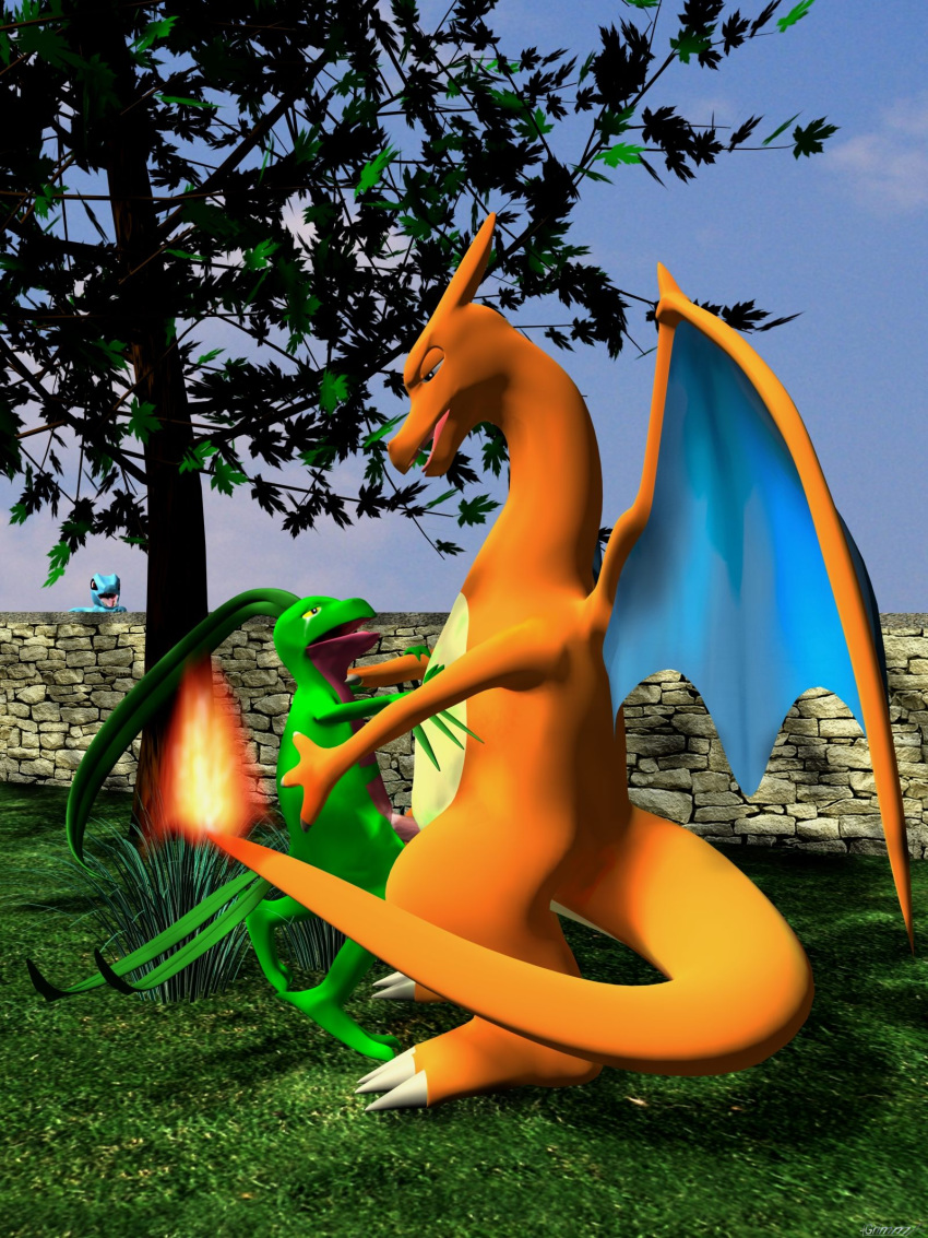 Totally Tamed: The Mating of Charizard and Grovyle