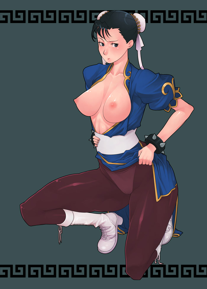 Chinese Chun-Li’s Pantyhose and Spiked Bracelet!