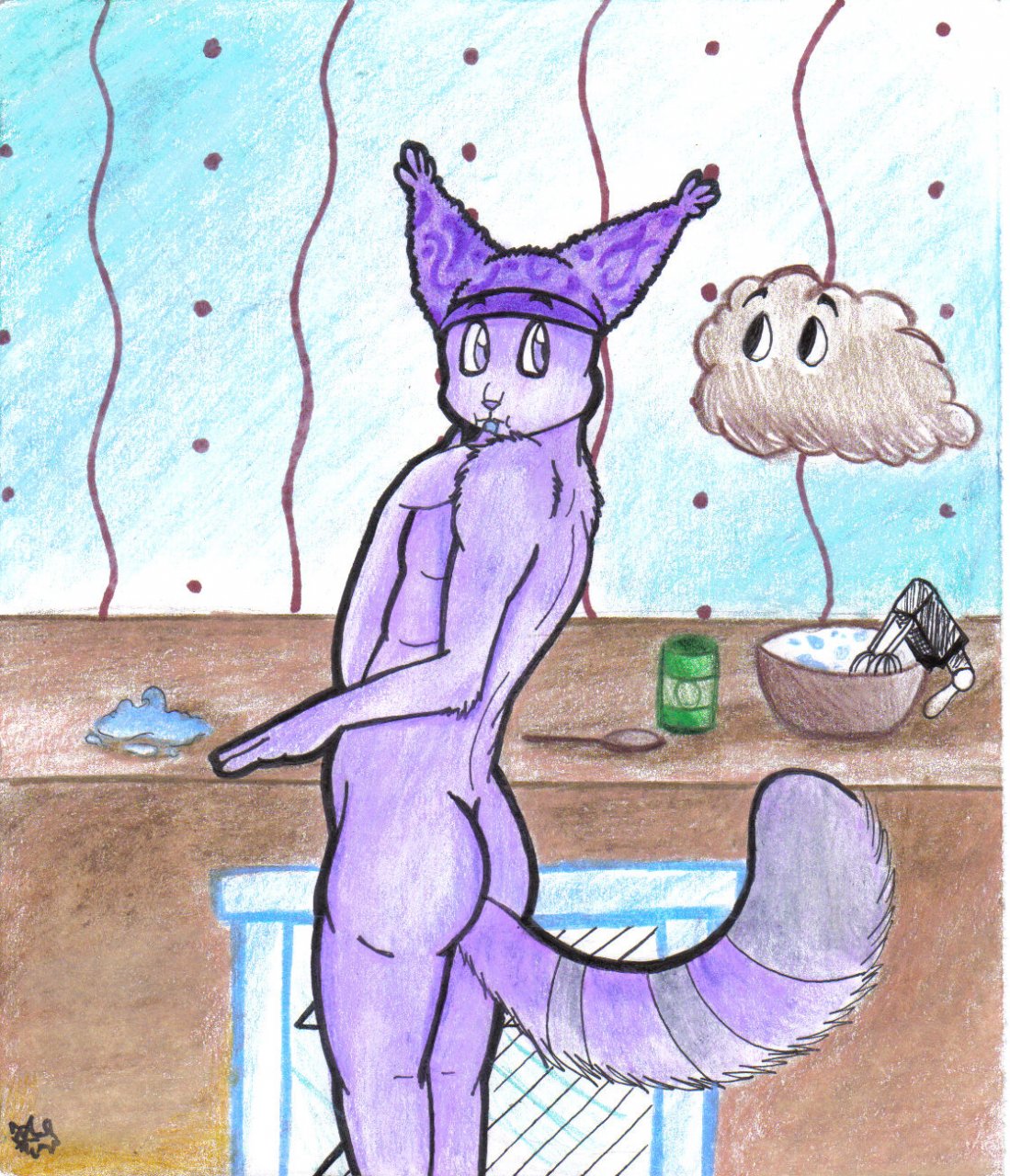 Purple Pride – Shadowpelt’s Hybrid Furry Adventure!