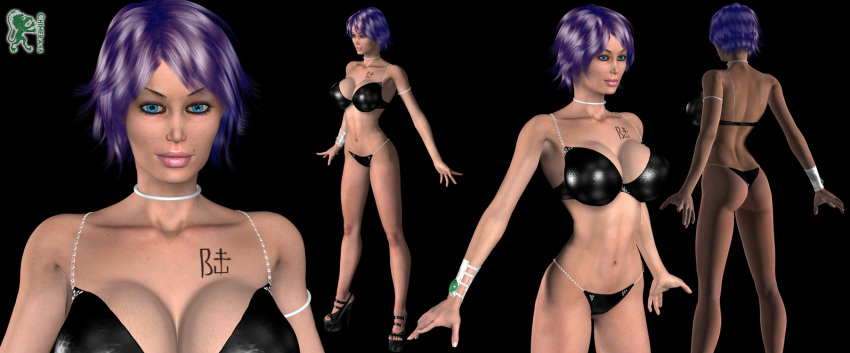 Sinful Seduction: Tripping the Rift’s Bikini-Clad Chimera in 3D Model