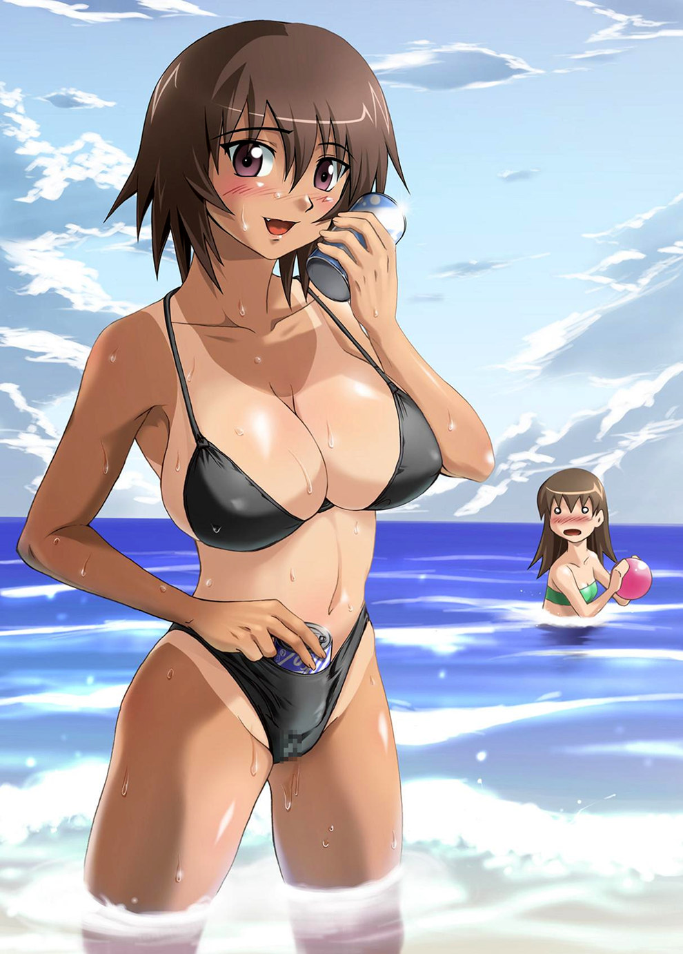 Aquatic Azumanga Desires – Kagura’s Boat Babe Bikini Battle