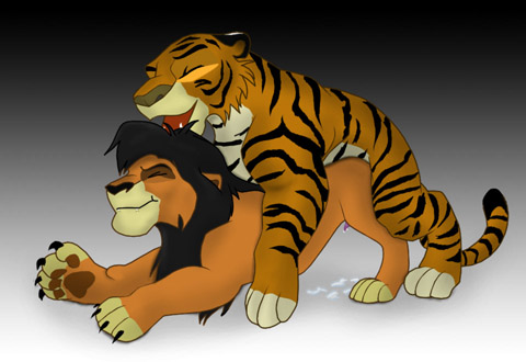 Lust in the Jungle: Kovu and Shere Khan Go Wild on Feral Furry Literature!