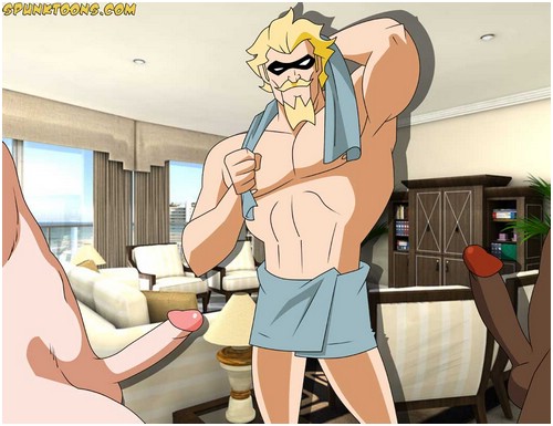 Blonde Beard Boys: Justice League Unlimited Porn Spin-off