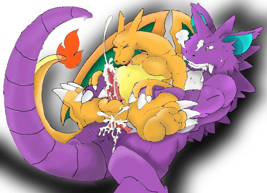 PokéMale: Anthro Charizard Cum Fire Feral Males’ Insertions