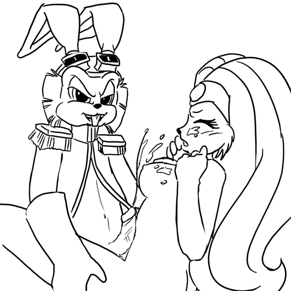 Bucky O’Hare’s After Sex Cumming: Long Hair Jenny Monochrome