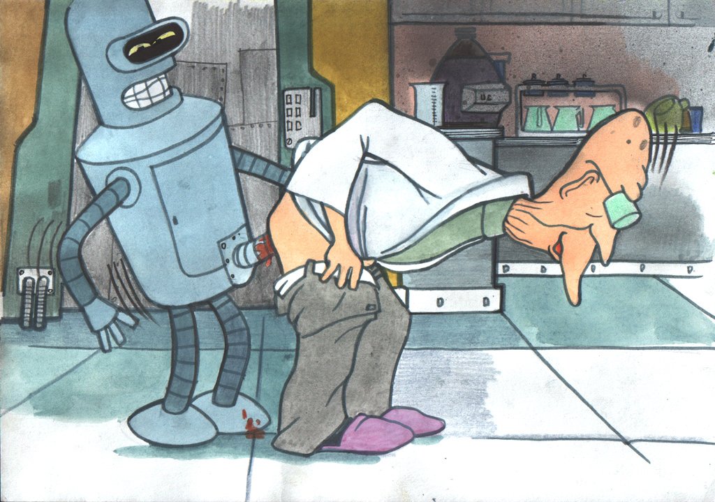 Robot Sexuality: Bender’s Yaoi Adventure with Farnsworth and Hubert