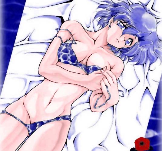 Sailor Blue Eyes – Laying on Bed in Panties