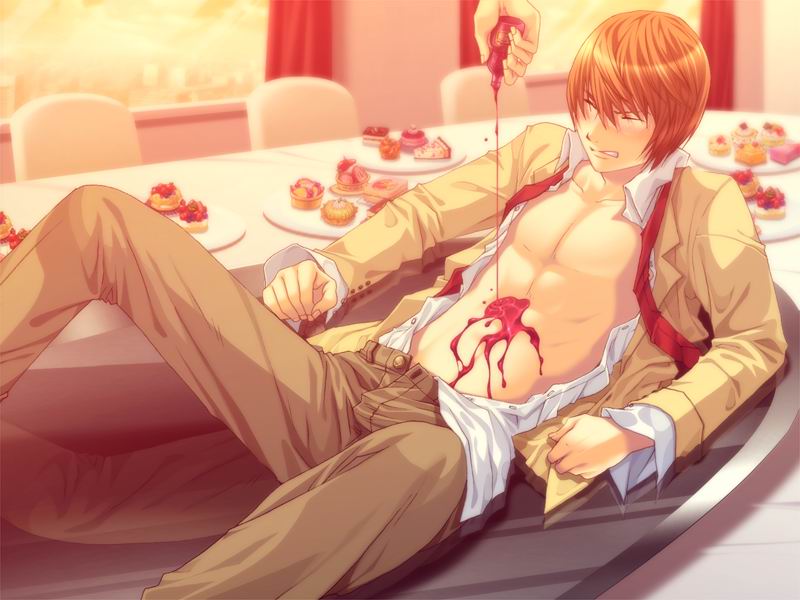 The Death Note of Lust – Lawliet’s Artistic Meal for Light Yagami’s Male Temptation!