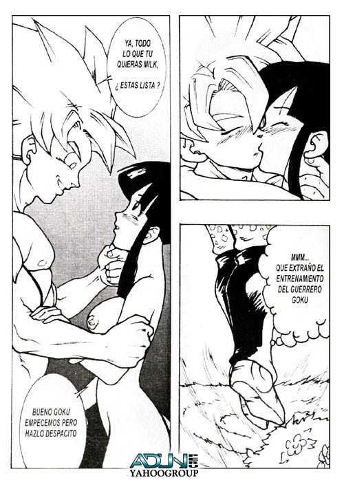 Magnificent Muscle Worship between Son Goku and Chichi in Dragon Ball Z