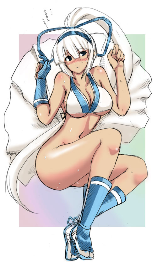 White Samurai SnK Breast Cleavage