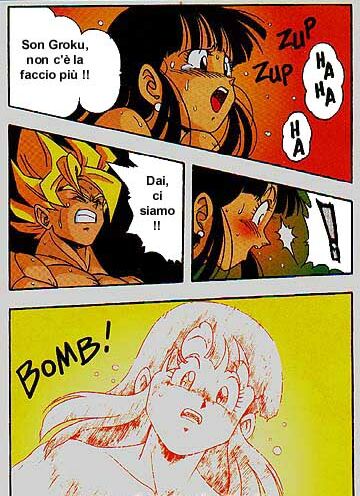 Bodybuilding Super Saiyans: Goku’s Muscle Flexing Orgasms with his Wife