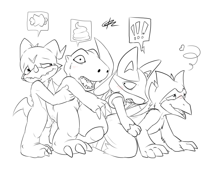 Agumon’s All Fours Anthro Buggery Love Train – Lucario and Falco Lombardi’s Furry Yaoi Crossover with Digimon Pheasant, Pokemon Star Fox and Lucario Male Only