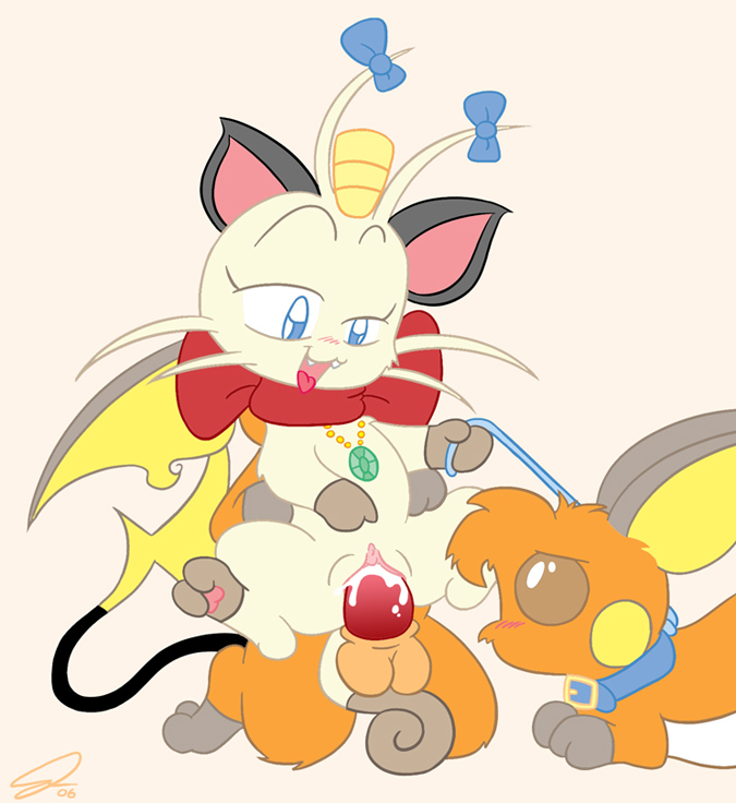 PokéPorn: Meowth’s Meowzie Breeding Frenzy with Raichu’s Psyred Tails