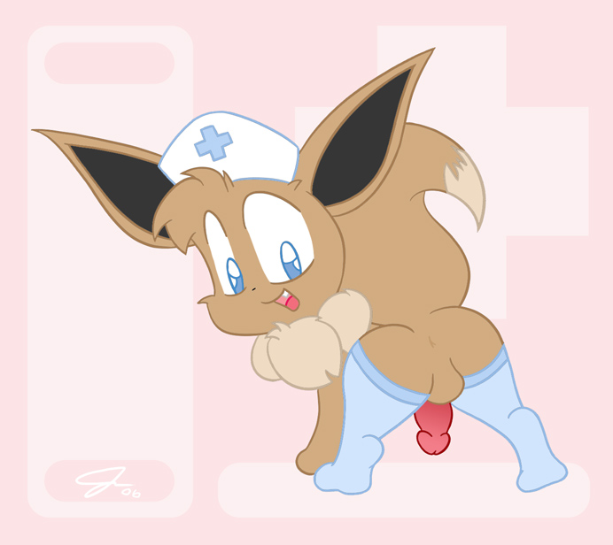 Furry Eeevee’s Solo Testicle Temptation!