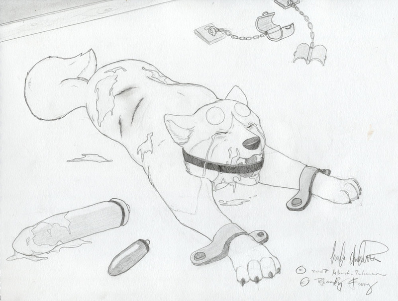 Ball Gagged Canines: Crying Feral Nagareboshi Gin