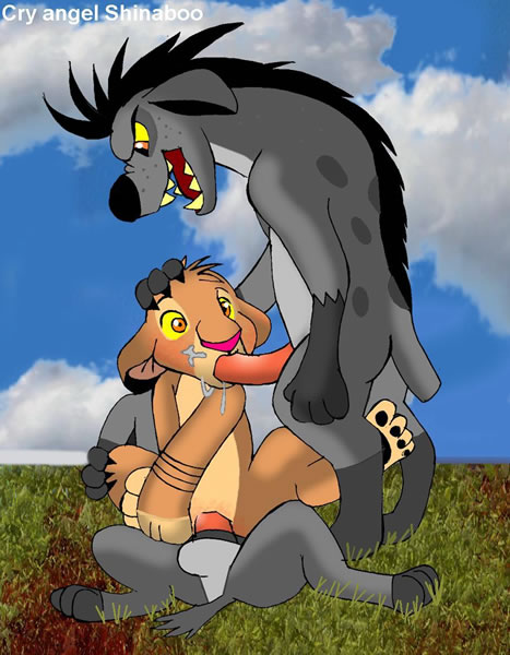 Lion’s Throbbing Love: Simba’s Edgy Threesome with Shinaboo and Cry Angelic Feline Hyenas