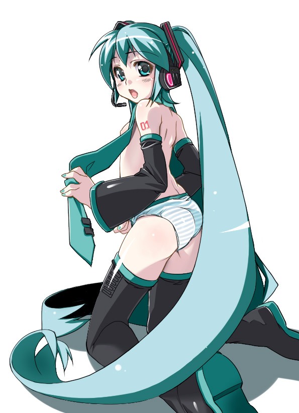 Green-Eyed Vocaloid Sensation: Hatsune Miku’s Hentai Ass Play