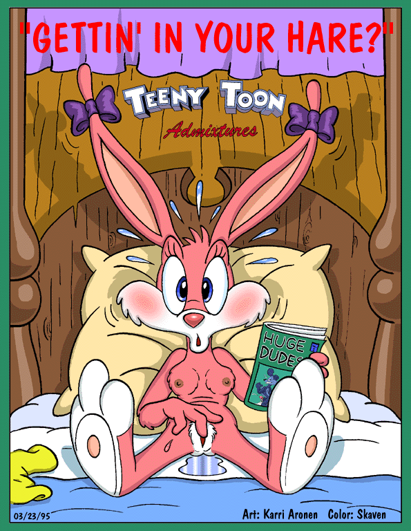 Bunny Babs’ Tiny Toon Adventure – Furry Breasts Solo Masturbation