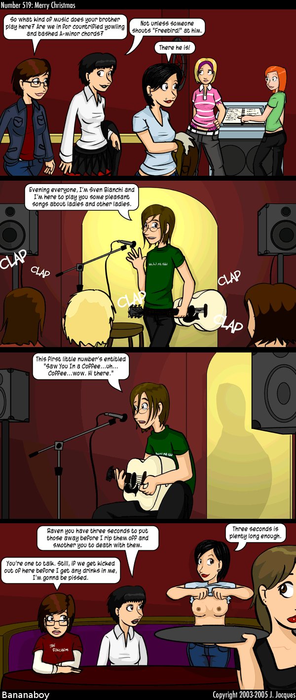 Raven’s Questionable Content with Comic Faye and Sven Bianchi