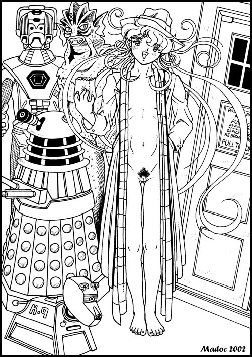 Cyberman’s Black and White Robot Lust – The Unknown Doctor’s Rule 63 Scalie Silence