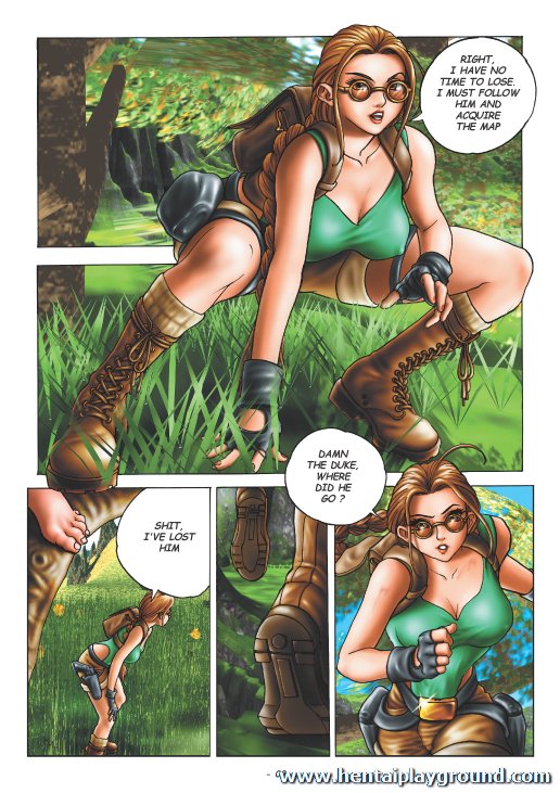 Sexy Lara Croft Meets Mario in Tomb Raiding Action!