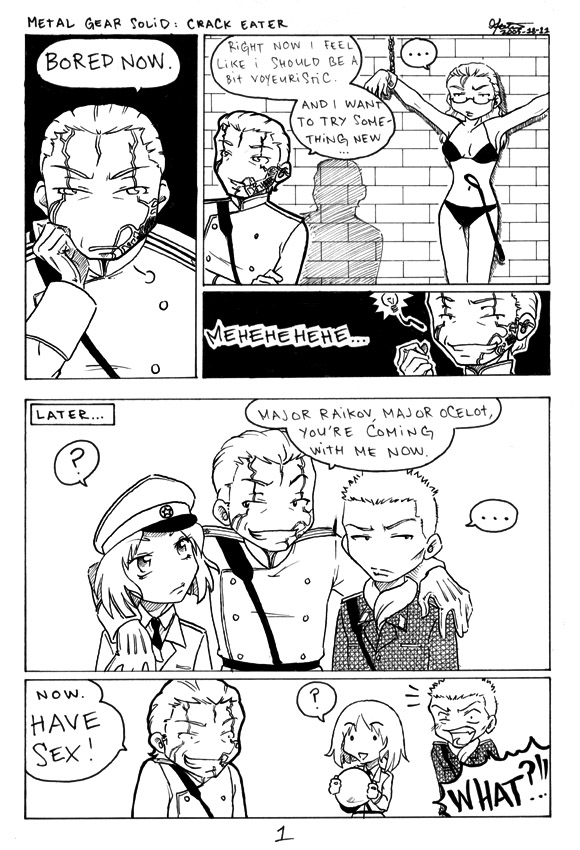 Metal Gear Solid: Yaoi with Ocelot and Raikov!