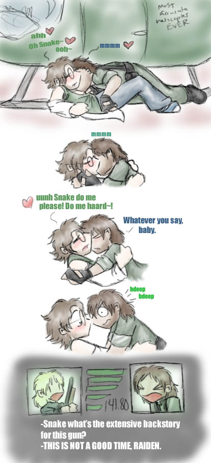 Metal Gear Yaoi: Raiden and Otacon’s Comic Funny Tagme Adventure!