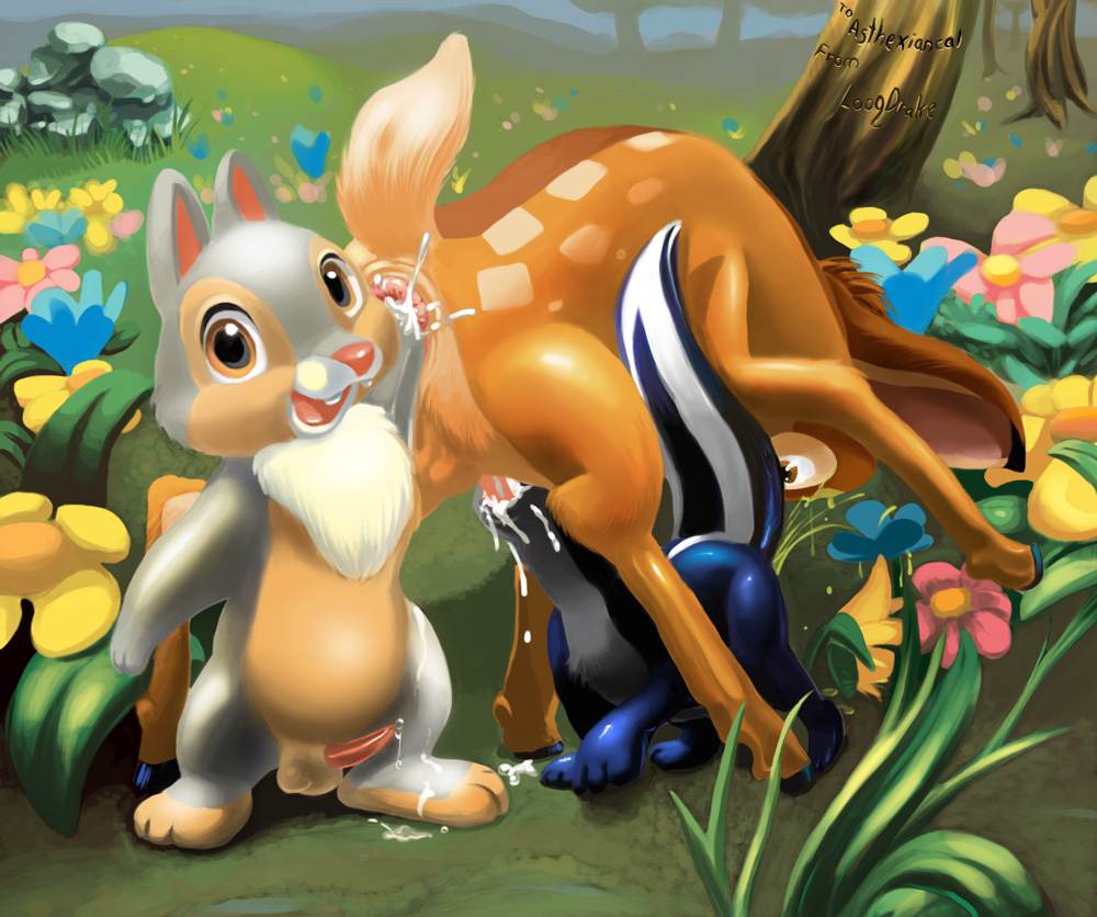 Thumper’s Anus: Bambi and Skunk’s Feral Fisting in the Disney Forest