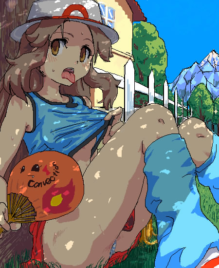 Blue Socks, Loose Panties – Artist Requested Hentai Image of Pokemon Fan