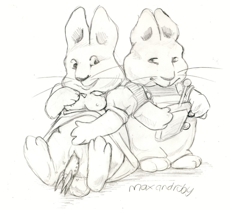 Max and Ruby’s Anthro Furry Porn – Max Gets Rabbit Ruby Off The Ground!