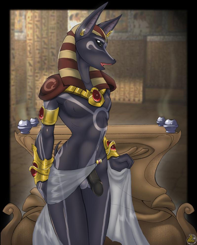 Anubis’s Black Fury: The Egyptian God of Open Eyes and Piercings