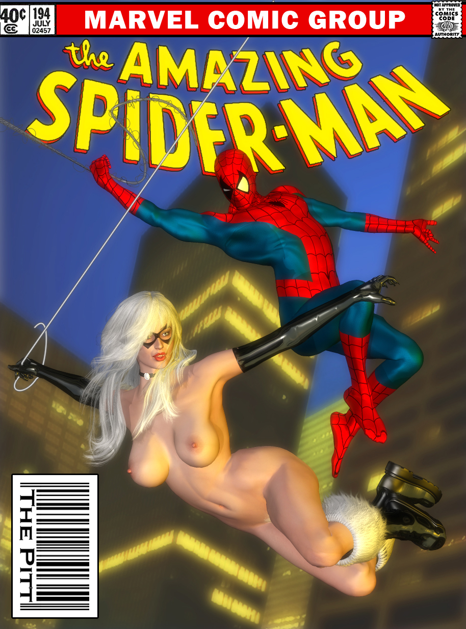 Black Cat’s Breastful Desire – Marvel’s Spidey-Spanking Adventure!