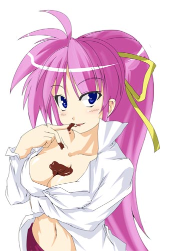 Breast-Fulfilling Sweet: Lyrical Nanoha Signum’s Chocolate Delight.