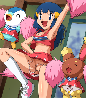 Pom Poms and Blue Hair Buneary: The Cheerleader’s Wardrobe Malfunction (Pokemon Species)!