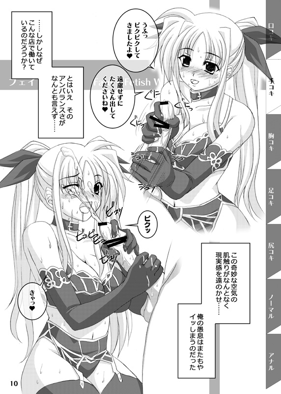 Breasted Beauty’s Censored Fate: Testarossa’s Lyrical Nanoha Strikers Hand Job!