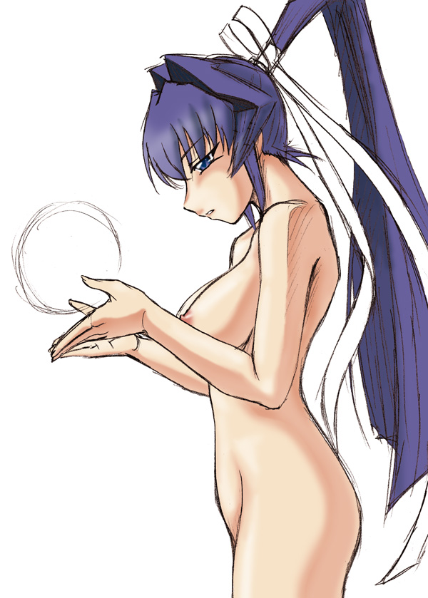 Mitsurugi Meiya’s Solo Breast Nudity in Muv-Luv!