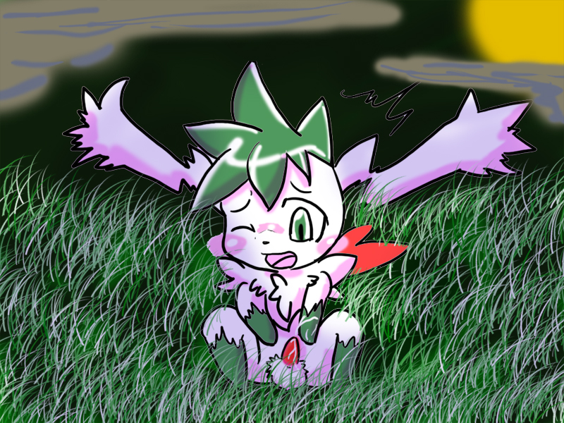 Shaymin’s Cum Drenched White Fur, Tagging Only