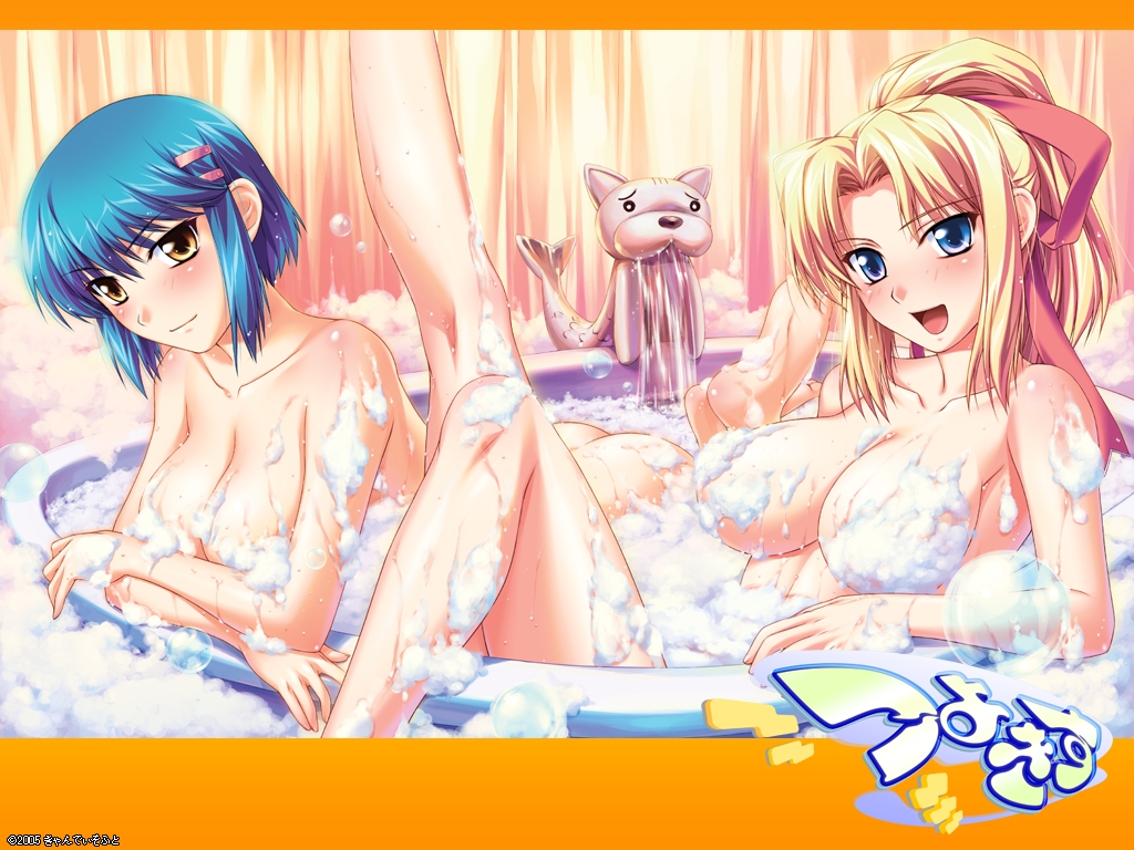 Bathing Beauties: Erika and Otome’s Bubble Soap Fun!