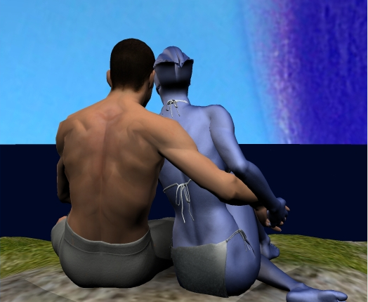 Mass Effect: Liara and Shepard’s Alien Cuddle