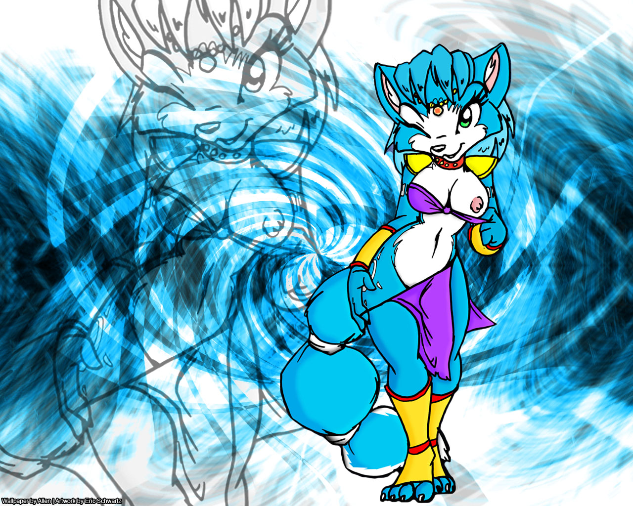 Fur-ocious Krystal: The Cyan Fox Solo Star